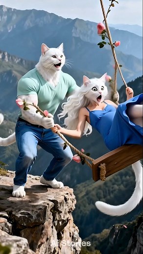 147K views · 46K reactions | The man cut the rope of the swing, and...