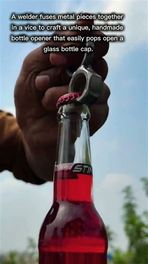 DIY Bottle Opener Fabrication From Metal Parts