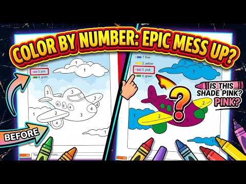 Satisfying Airplane Coloring | Learn Colors for Kids