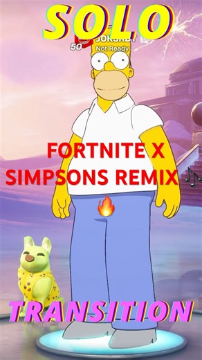 ❤️Fortnite x The Simpsons 💛 (Remix Dance Transition)