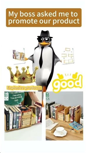 Expandable Bamboo Desktop Bookshelf Organizer #bamboofurniture #bamboo #office