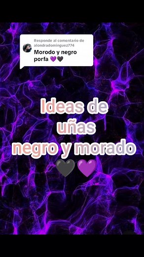 Respuesta a @alondradominguez774 #foryourpage #fyp #uñas #uñas💅 #nails #nailsart #acrylicnails #uñasacrilicas #uñasnegras🖤 #uñasmoradas