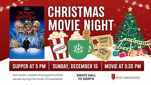 ✨ Join us for a magical Christmas Movie Night at our church! ❤️...