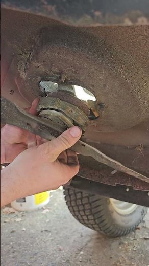 Cub cadet mower fast attach blade system. how to install a mower blade.