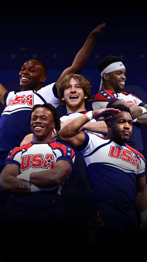 USA Cheer on Instagram: "5 synchronized full full fulls are legendary in any aspect ratio 🇺🇸 Pass by @brockdonaldd @stum.bler_josh @kaden.smedberg @thejaykendrick @thetyjohnsonn on USA Coed Premier during finals at the 2026 ICU World Championship 🥇 Video @nickprak #USACheer #goldstandard"