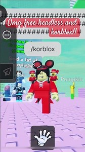 How to get korblox and headless