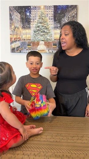 He hid CANDY in The Piñata!