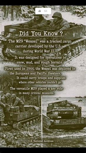M29 “Weasel” | World War 2