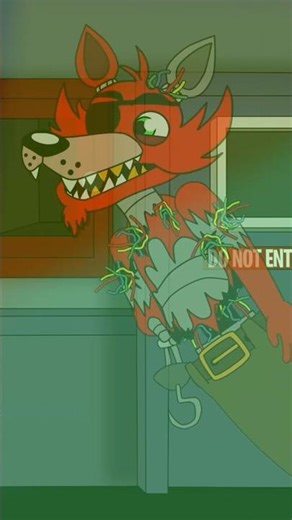 Foxy Chases Bingo #fnaf #thebananasplits #shorts