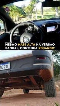 Mesmo mais alta, a Strada Volcano manual continua pegando! #fiatstrada