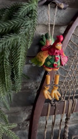 Patience Brewster Mini Donald Rooster Ornament Shelf Sitter Folk Art Farmhouse Decor - Etsy Israel