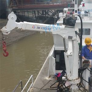 [Hot Item] 0.3t/3.5m Telescopic Boom Offshore Crane, Meet All Kinds of Offshore Operation Requirements, CCS, ABS, Lr, API 2c Certification