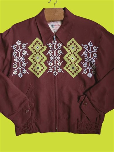 Heppest Gabardine Jacket 1950s 50s Vintage Reproduction by Dry Bones - Etsy Canada