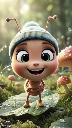Cute Mooz 3D Cartoon Kids #shorts #cartoon #mooz #3dcartoonforkids #viral #childrenanimation #ant