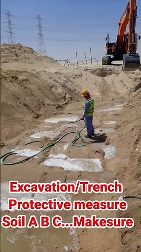 Classification of soil| excavation safety| excavation edges protection