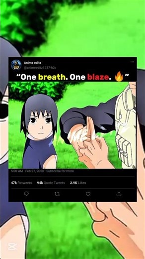 “Itachi’s Fireball Jutsu 🔥👁️”