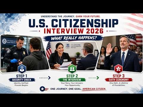 2026 U.S. Citizenship Interview | REAL N-400 Questions & Model Answers – What Really Happens? #n400