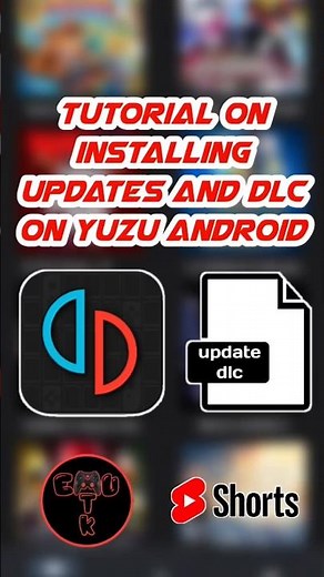 Tutorial on Installing Updates and DLC on Yuzu Android #yuzu #yuzuandroid #yuzuupdatedlc