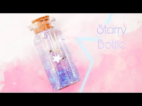 Miniature Starry Bottle with Water Beads