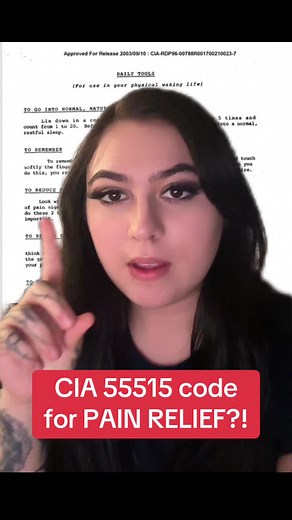 CIA 55515 Code: Exploring Secrets of Pain Relief