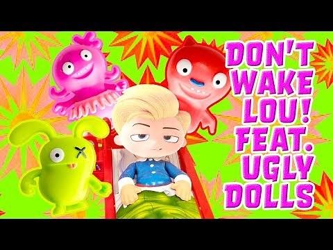 UglyDolls Movie Don't Wake Daddy Game! W/ Moxy, Lucky Bat & Lou