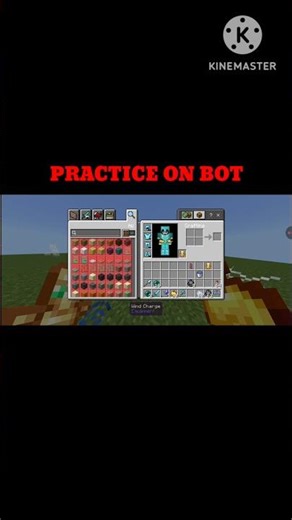 PvP With Bot Mace Practice In Minecraft