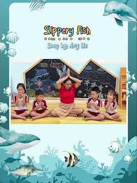 Slippery Fish by Amy Liz | Preschool Songs #fun #kindergarten #preschoollearning #seaanimals