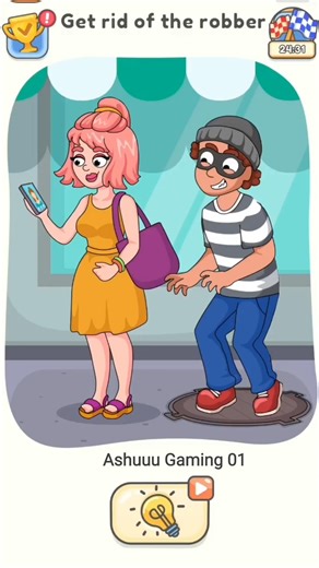 DOP 5 ( Delete One prat) Level 129 Get Rid Of The Robber#dop5 #shortsfeed #shorts