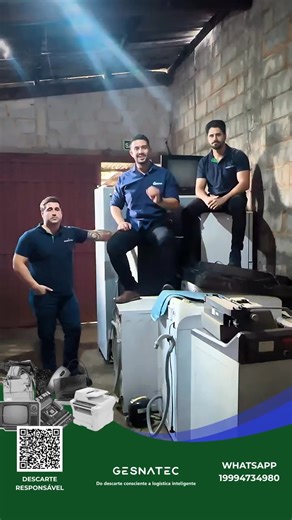 ♻️ Conheça a Gesnatec A Gesnatec é uma empresa especializada na gestão e reciclagem de lixo eletrônico, atuando com responsabilidade, transparência e compromisso com o meio ambiente. Realizamos a coleta, a separação e a destinação ambientalmente adequada de resíduos eletrônicos, garantindo segurança ambiental, conformidade com a legislação e cuidado com o futuro. 🌱 Gestão, Natureza e Tecnologia caminham juntas para transformar resíduos em soluções sustentáveis. 📲 Fale com a Gesnatec e faça par