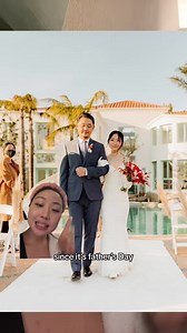 Sneak peek at my wedding but a few precious moments with Papa Kim 😭 #weddingday #weddingphotography #fatherdaughter #reels #reelsfb #reelsfypシ #foryoupage | Sarah Kim