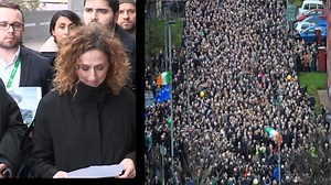 18K views · 938 reactions | Sinn Féin MEP's and activists come together with comrades from GUE/ NGL to mark Martin's month's mind outside the European Parliament in Brussels tonight. | Sinn Féin Ireland | Facebook