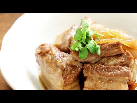 電子レンジでやわらか豚の角煮の作り方。ソレダメ！で話題のレシピ