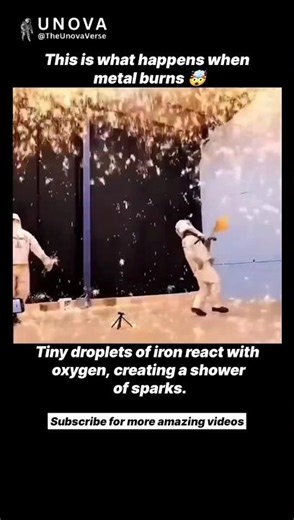 When Molten Iron Turns Into Fire Rain 🔥😳