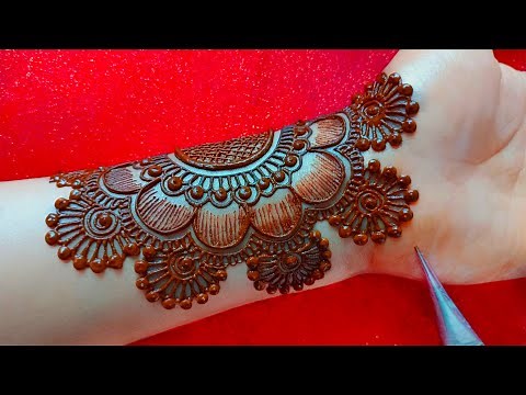 Easy fronthand mehndi design | easy mehndi design for beginners | simple mehndi design | mehndi