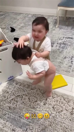 Twin Babies Fighting Over a Toy 😂👶👶