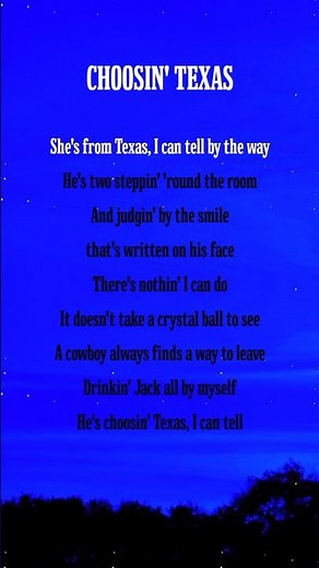 Ella Langley - Choosin' Texas (Lyrics) #shorts #lyrics #music #viral