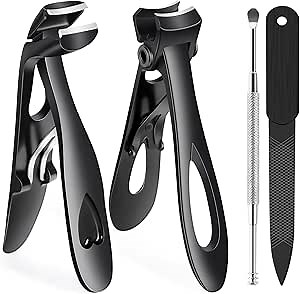 Stocking Stuffers Gifts for Men Adults Seniors, Nail Clippers with Catcher, Christmas Gifts for Men Dad Boyfriend Teens Him, Heavy Duty Clipper for Mens Women Seniors