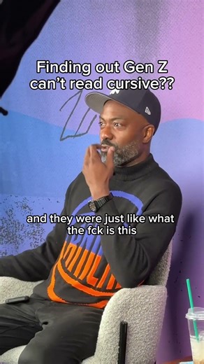 Can Gen Z read cursive? Tell us in the comments #genz #comedy #literacy