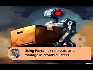 Using Portainer to create and manage MicroK8s clusters