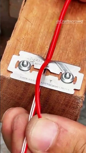 Genius Wire Stripping Trick! ⚡ | Perfect for Strong, Lasting Connections