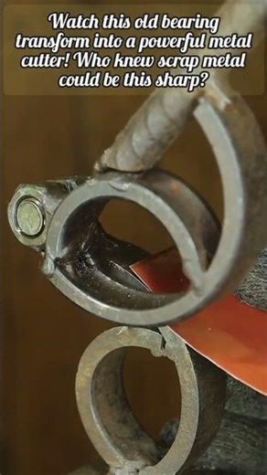 Incredible DIY Metal Cutter Made From Scrap Bearings