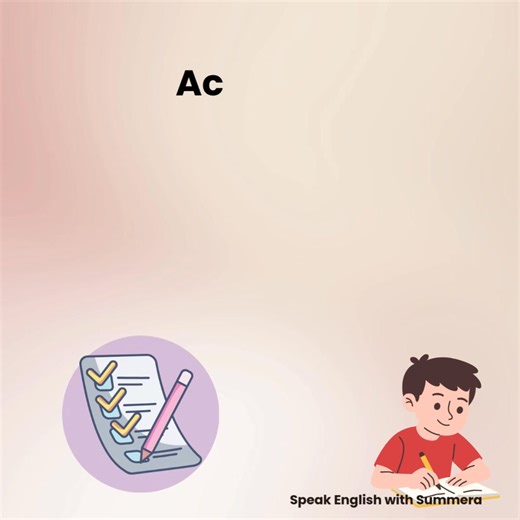 New Learning Tip Today I’m sharing a simple vocabulary-building trick that really helps students grow their English step by step. Most children try to memorise long lists of words… and that’s why they forget them so quickly. But when they learn the root word, everything becomes easier. In this video, I show how one small root — “act” — can help learners understand five new words in just a few minutes. It builds confidence, strengthens their reading, and makes vocabulary feel natural. This method