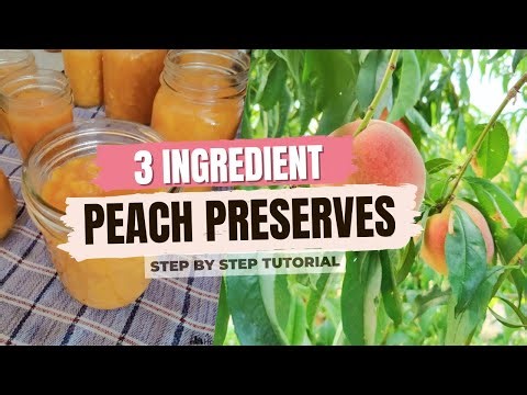 Peach Preserves from Scratch | Easy No Pectin Recipe