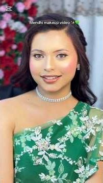 Simple Bridal Mehndi Makeup Tutorial | Perfect for Every Bride