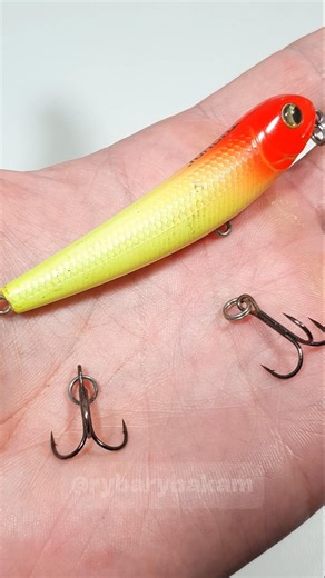 🔥 Topwater Hack: Single Hook Walker Mod! fishing tips and life hacks #short #fishing