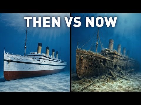 What the Britannic Wreck Looks Like Now