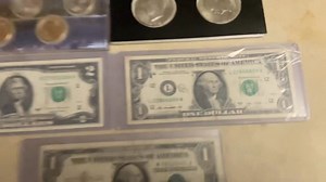 Sold Two dollar bill one dollar bill one dollar bill two Eisenhower collectible state quarters. $55 free shipping in the US or with your prize $$ | Ivy Calvin Storage Wars