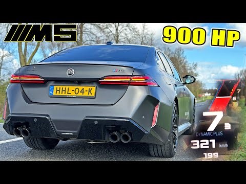 900HP BMW M5 G90 INFINITAS // 0-100 100-200 TOP SPEED & SOUND