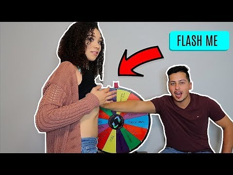 COUPLES SPIN THE MYSTERY WHEEL CHALLENGE!! (1 Spin = 1 Dare)
