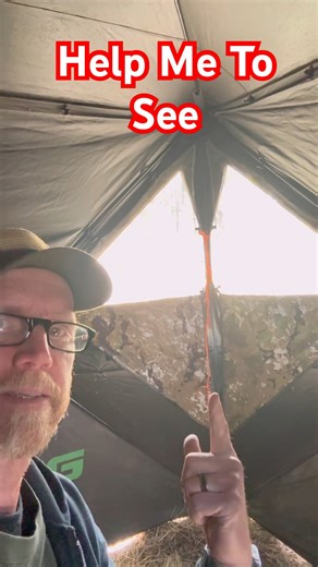 Sun Glare Through Hunting Blind Mesh is BLINDING Me 😩🔥 What’s Your Fix??